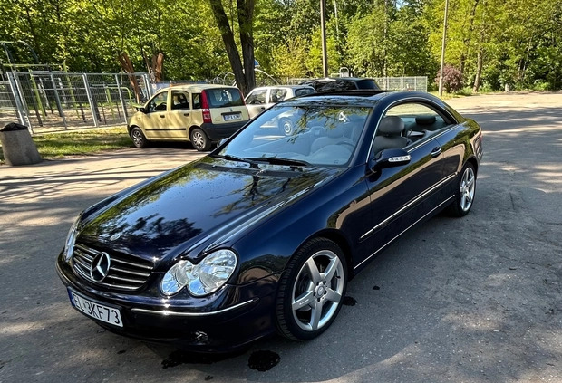 samochody osobowe Mercedes-Benz CLK cena 30000 przebieg: 256500, rok produkcji 2004 z Łódź